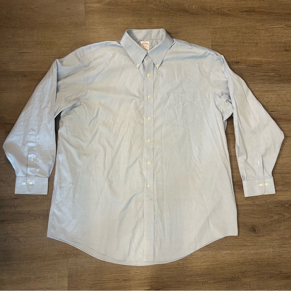 Brooks Brothers Blue Dress Shirt Classic Style EUC
